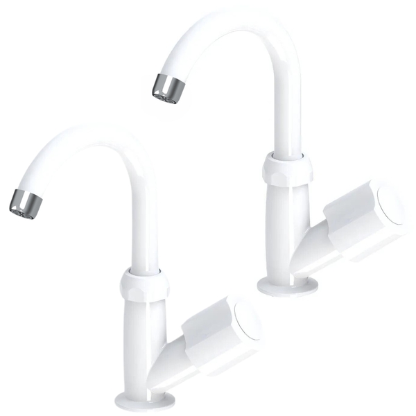 Torneira Para Lavatório Bica Móvel Branca | Valeplast | 02 Un